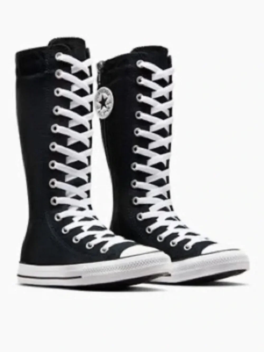 Converse Chuck Taylor All Star XHi Kids Size 1 Black High Top Sneakers NWOB